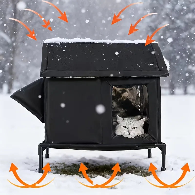 Casa Nido Térmica para Gatos - Refugio Impermeable Oxford