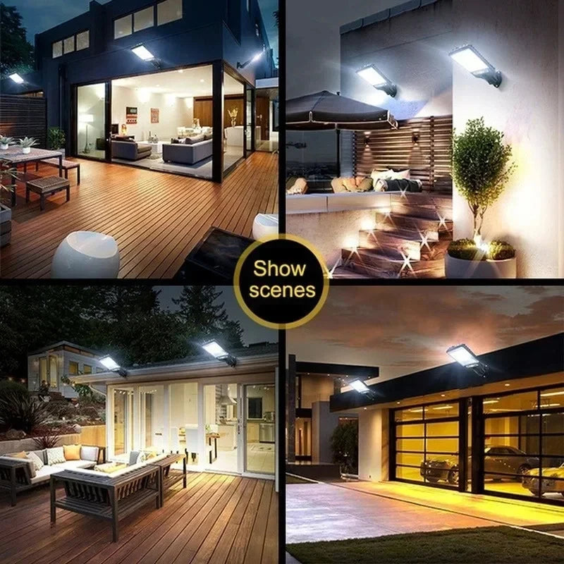 Luz Solar LED para Exterior con Sensor de Movimiento IP65