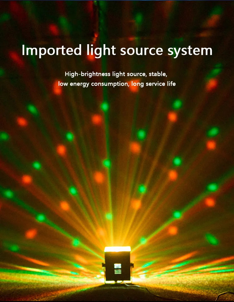 Luz LED Nocturna con Control Remoto para Fiesta