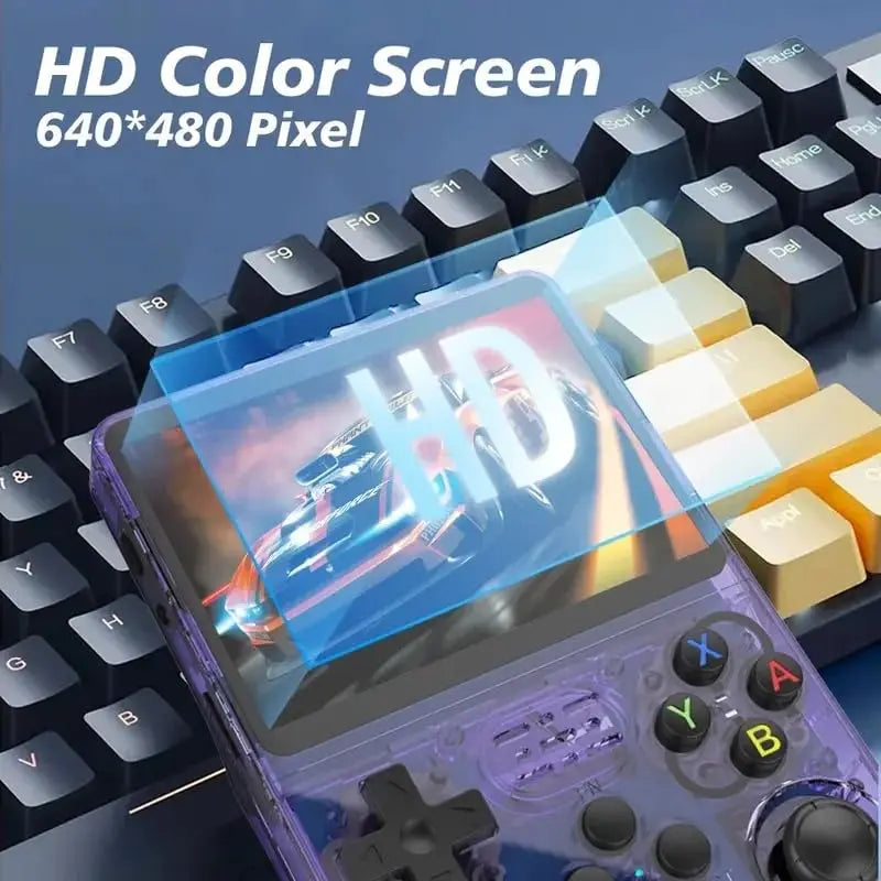 Consola de Juegos Retro Arkos R36S, Pantalla 3.5 Pulgadas, 64GB o 128GB