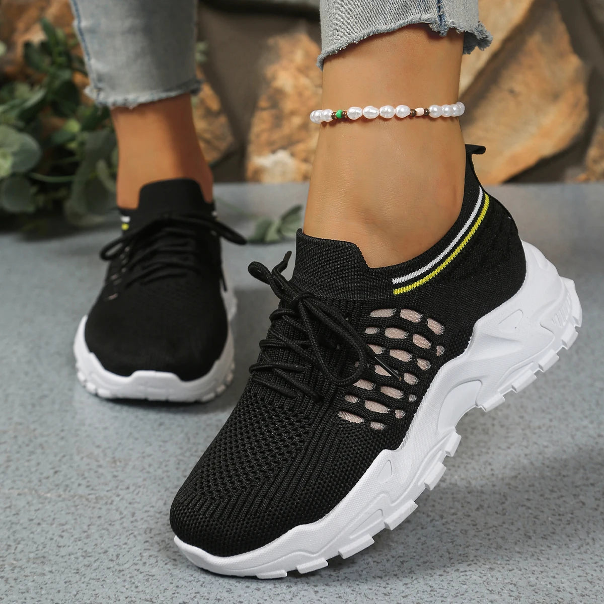 Zapatillas de Mujer con Estampado de Leopardo - Livianas y Transpirables