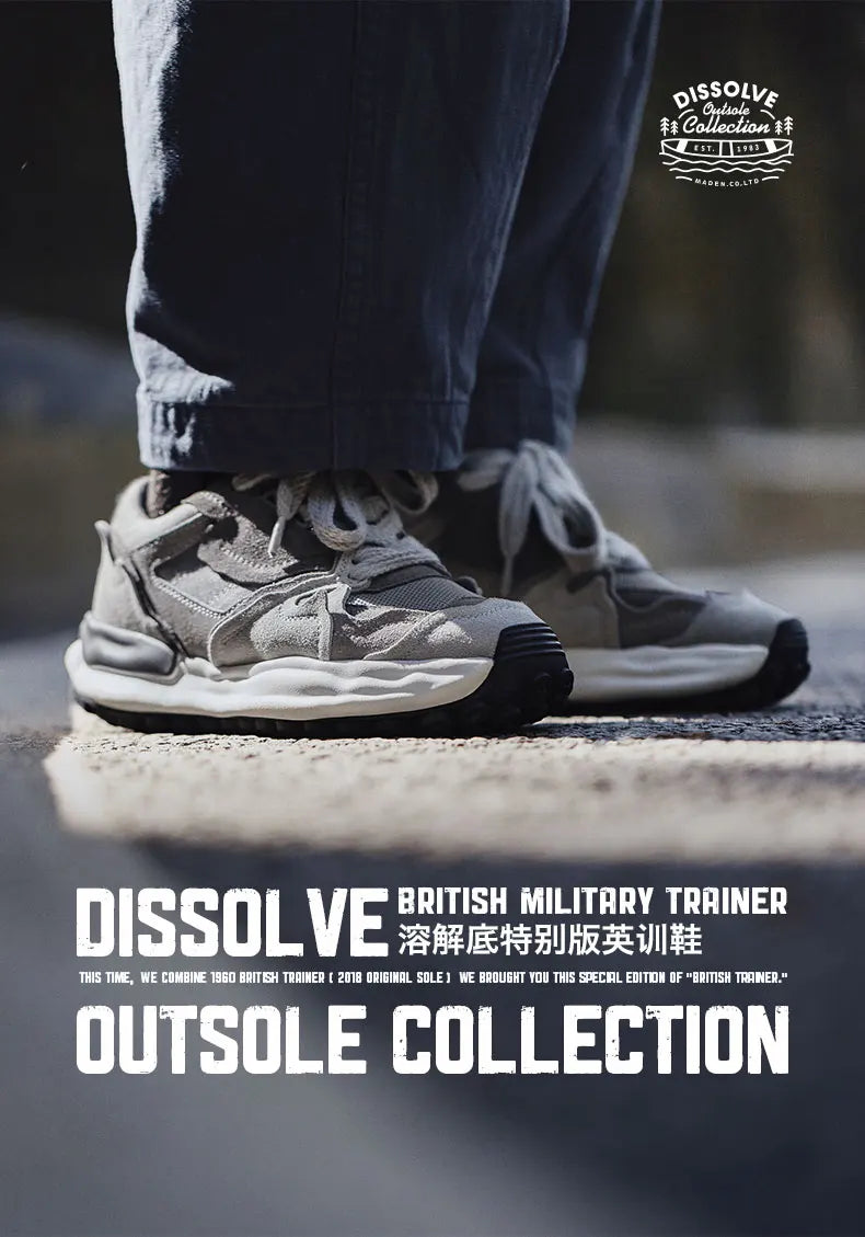 Zapatillas Maden Dissolve British Training Suela Gruesa Retro