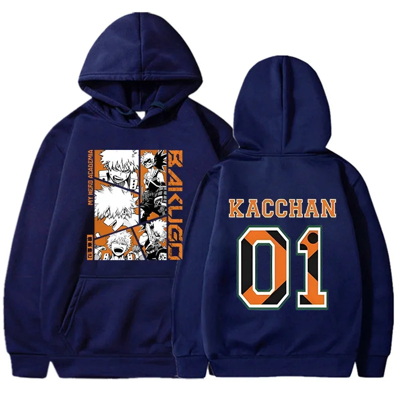 Buzo con Capucha Anime Bakugou Katsuki - Estampado Unisex
