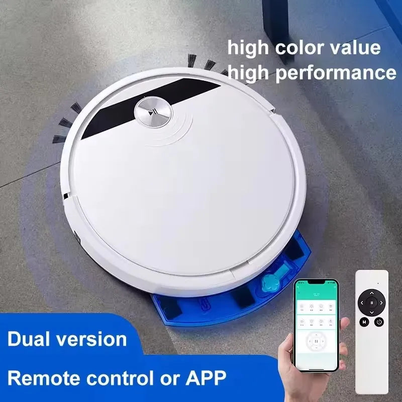 Robot Aspirador 3 en 1, 2800Pa, Control Remoto y App, Barrido Húmedo y Seco