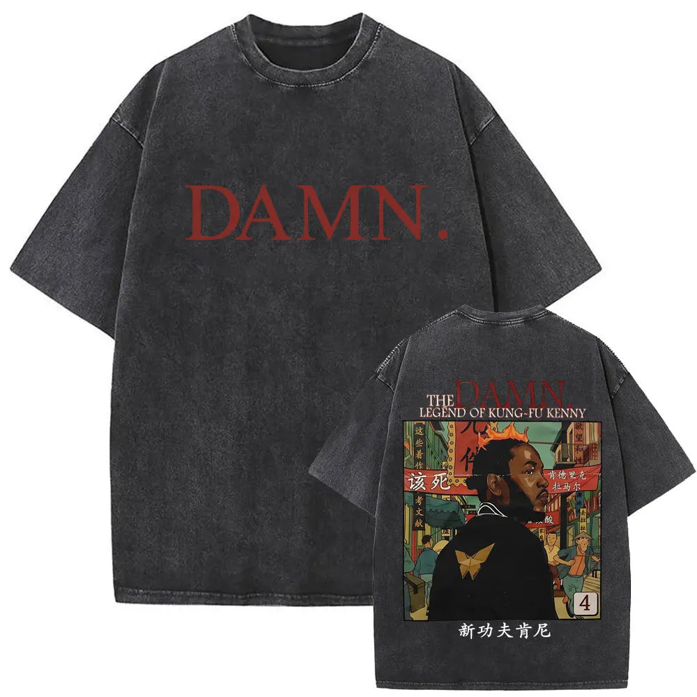 Camiseta Vintage Kendrick Lamar, Hip Hop Oversize, Unisex