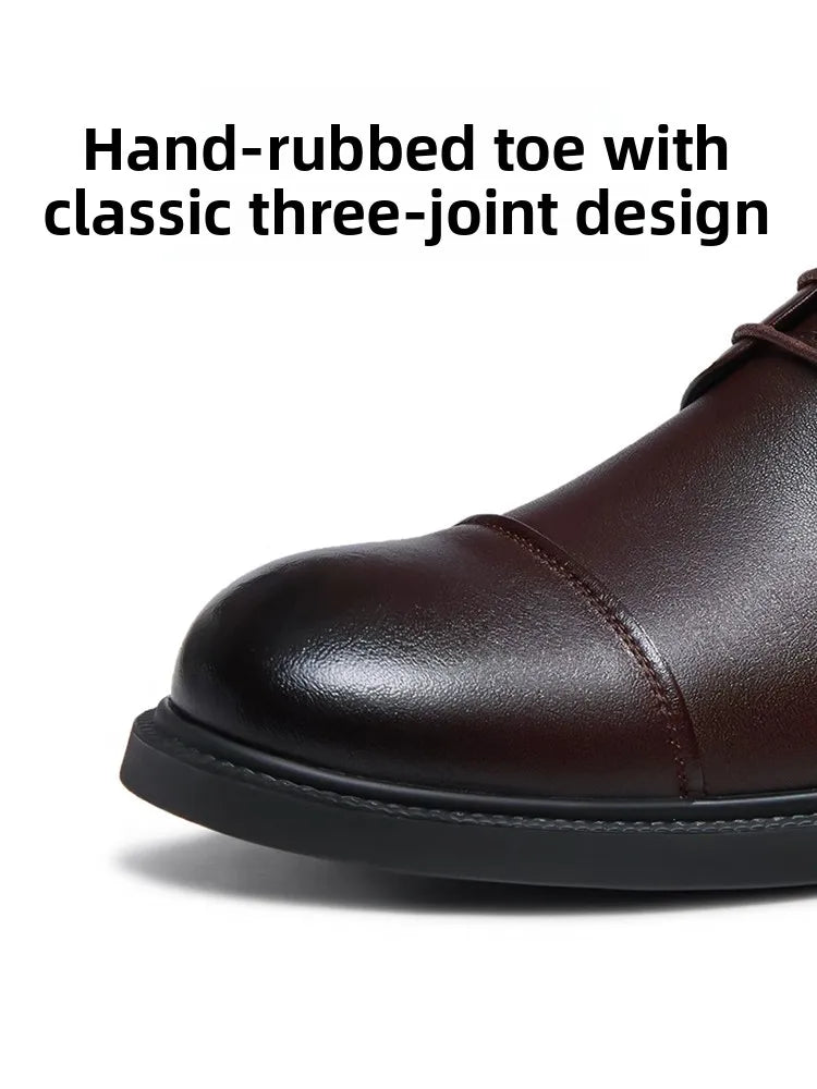 Golden Camel Zapatos informales para hombre, cómodos, antideslizantes, de cuero, con suela suave, zapatos planos para caminar, zapatos de vestir ligeros