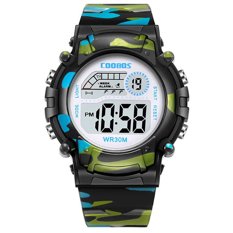 Nuevo reloj militar para niño, niño, niña, deporte, relojes digitales para niños, alarma, fecha, relojes luminosos impermeables, reloj electrónico para estudiantes