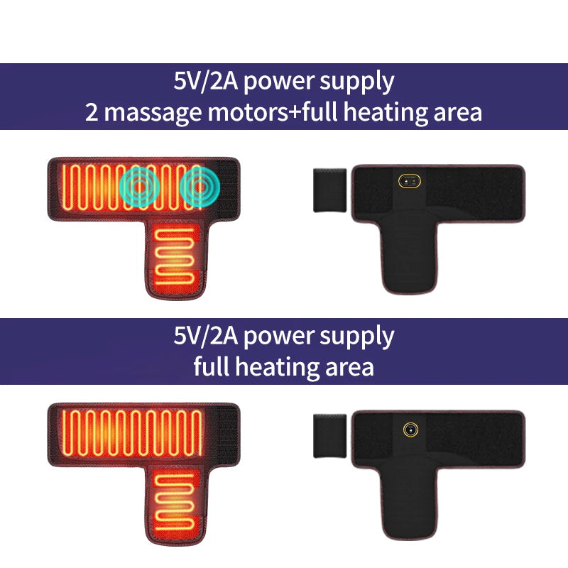 Masajeador Eléctrico de Tobillo con Calor, 3 Niveles de Ajuste - Relajación Muscular y Comodidad para las Articulaciones del Tobillo - Cuidado de los Pies para Entusiastas del Fitness y Personas Mayores
