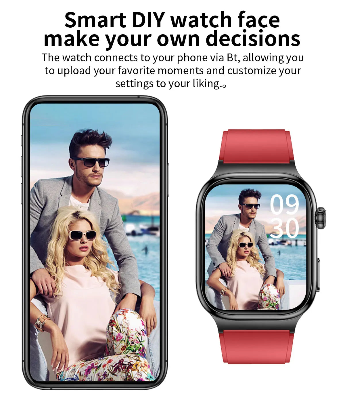Reloj Inteligente ECG Mujer Bluetooth Voz AI