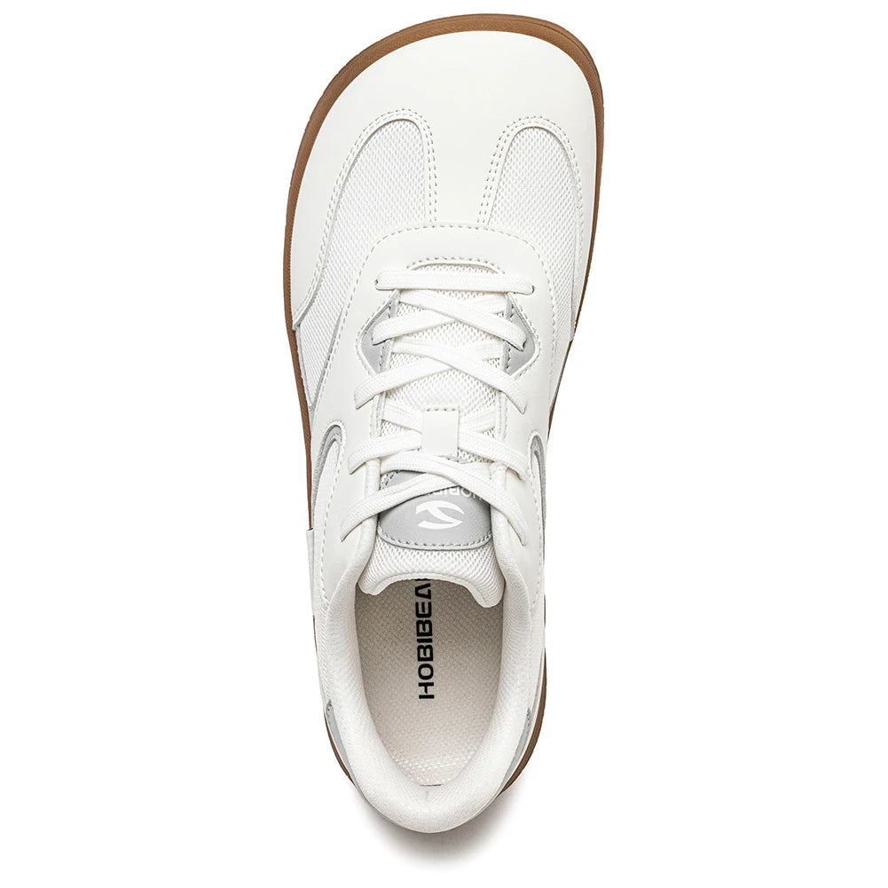 Zapatos de Senderismo de Horma Ancha para Mujer HOBIBEAR, Zapatillas Minimalistas Unisex, Estilo Barefoot, Zero Drop, Clásicas, Retro, para Caminar