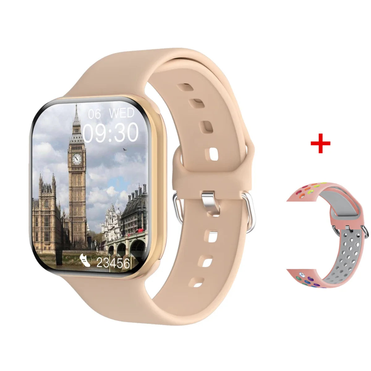 Reloj Inteligente Serie 10 con GPS, Música, NFC y Monitor de Salud