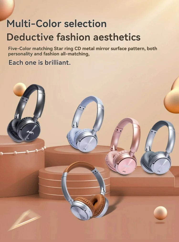 Auriculares Bluetooth 5.3 Retro Cancelación de Ruido