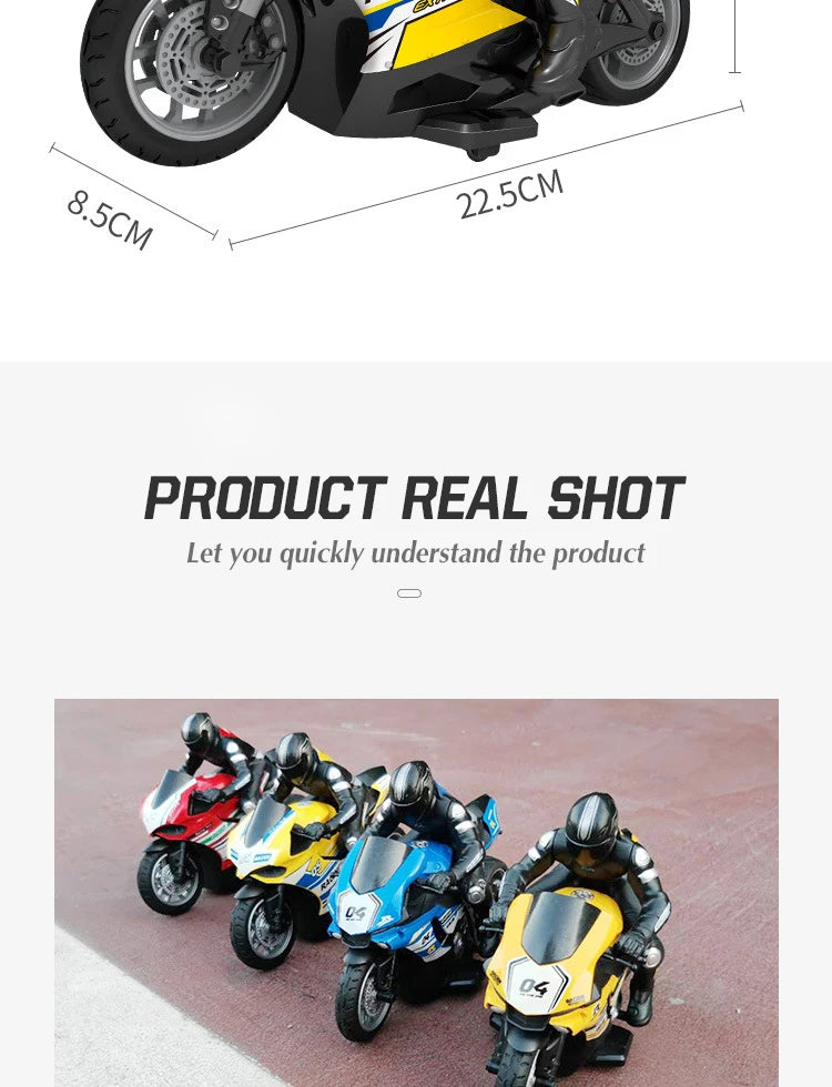 Moto RC 1:10 2.4G 4 Canales Alta Velocidad Control Remoto