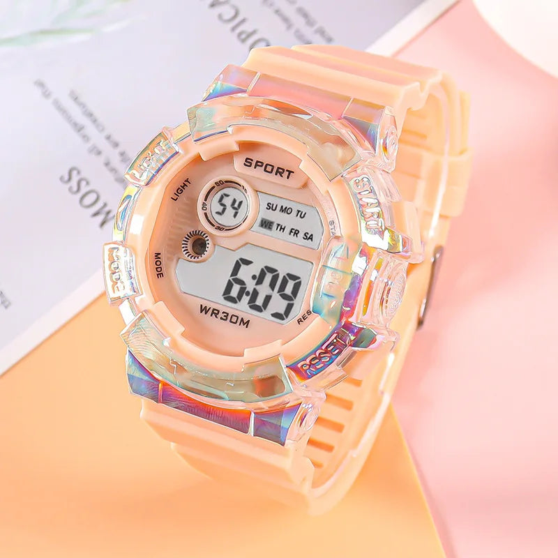 Reloj Digital LED Infantil Deportivo con Alarma