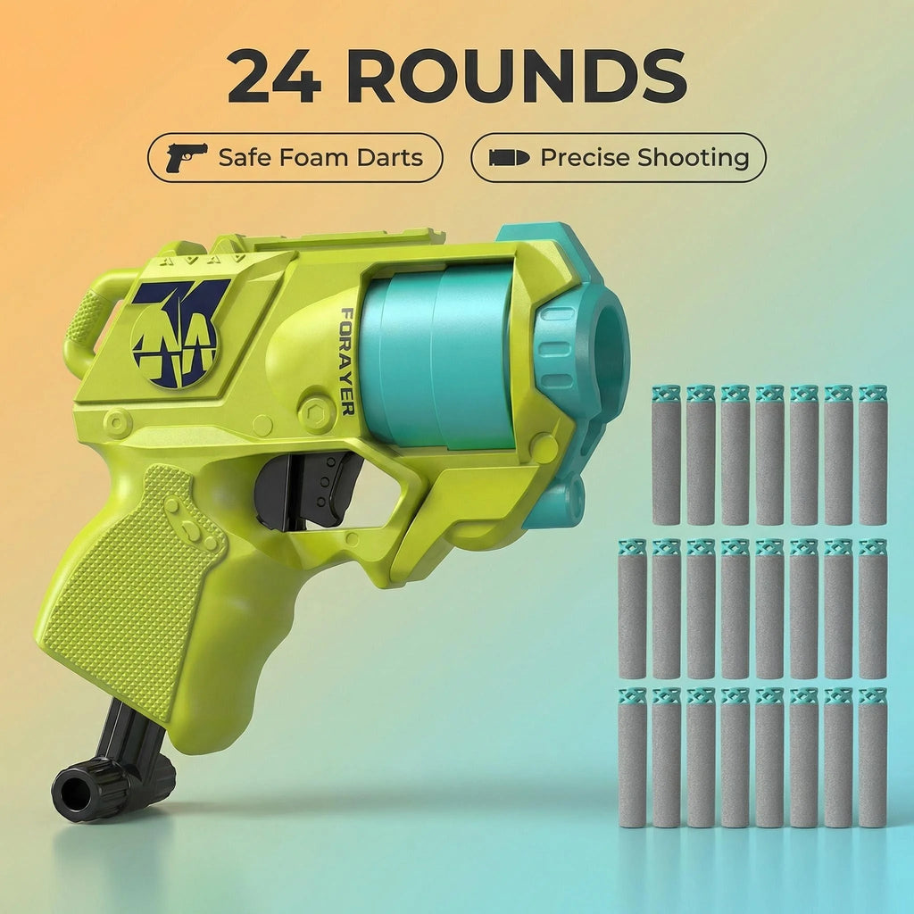 2026. Pistola de Juguete de Espuma Segura con Balas Blandas, Set Divertido para Niños, Juego de Disparos Interior/Exterior, Pistola para Jardín de Infantes, Regalo Educativo y de Entrenamiento