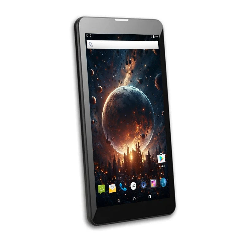 Tabletas con función de llamadas telefónicas Android 6.0 3G de 7 pulgadas, cuatro núcleos, 2 GB de RAM, 16 GB de ROM, 1024x600 píxeles, MTK8735, 2 tarjetas SIM, 2500 mAh