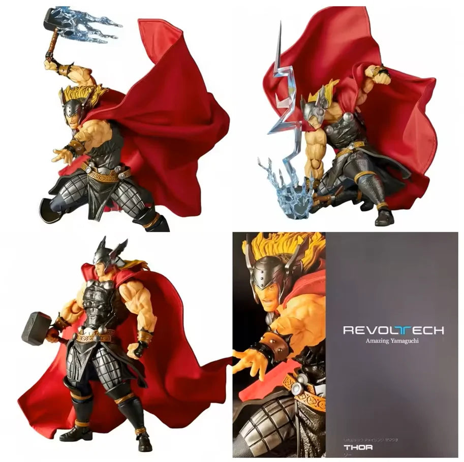 Nueva Figura de Acción Thor de CTM Toys Kaiyodo Revoltech, Articulaciones Reforzadas, Figura de Acción de Thor de Marvel Avengers, Juguete KO, Regalo, Preventa (Segundo Trimestre de 2026)