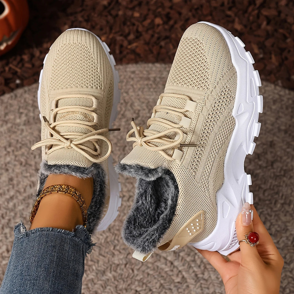 Zapatillas Deportivas de Invierno para Mujer - Suela Antideslizante