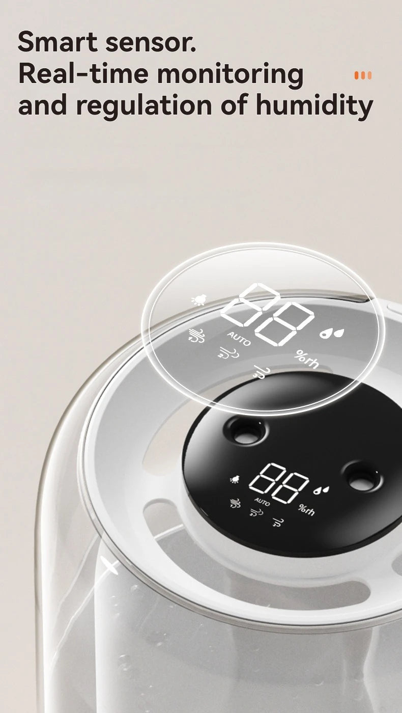 Humidificador Grande 4.8L Difusor de Aroma USB