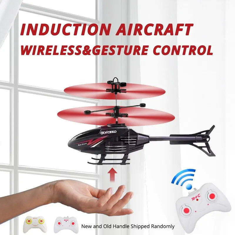 Mini Dron RC con Luces LED Control Remoto y por Gestos