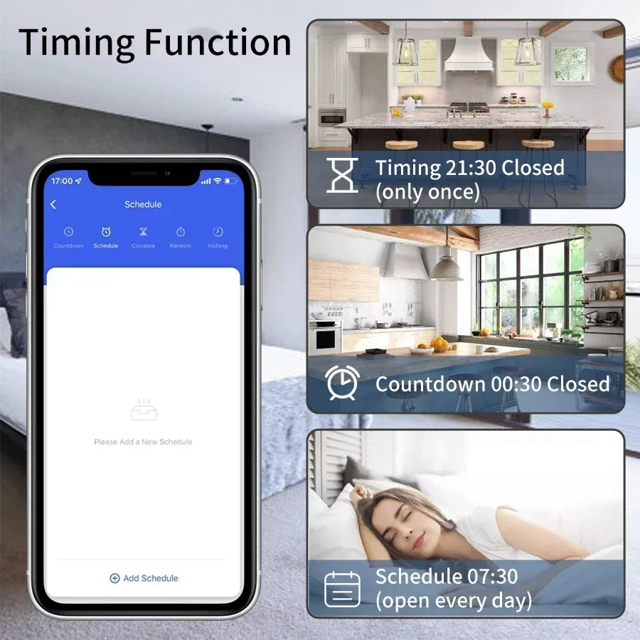 Interruptor Inteligente WiFi Tuya RF 16A Smart Life