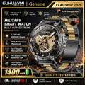 Reloj Inteligente Militar 1400mAh 10ATM Linterna