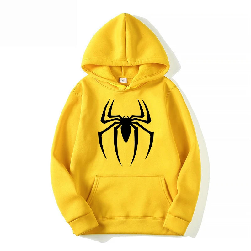 Hoodie Estampado Araña para Hombre | Buzo con Capucha Urbano