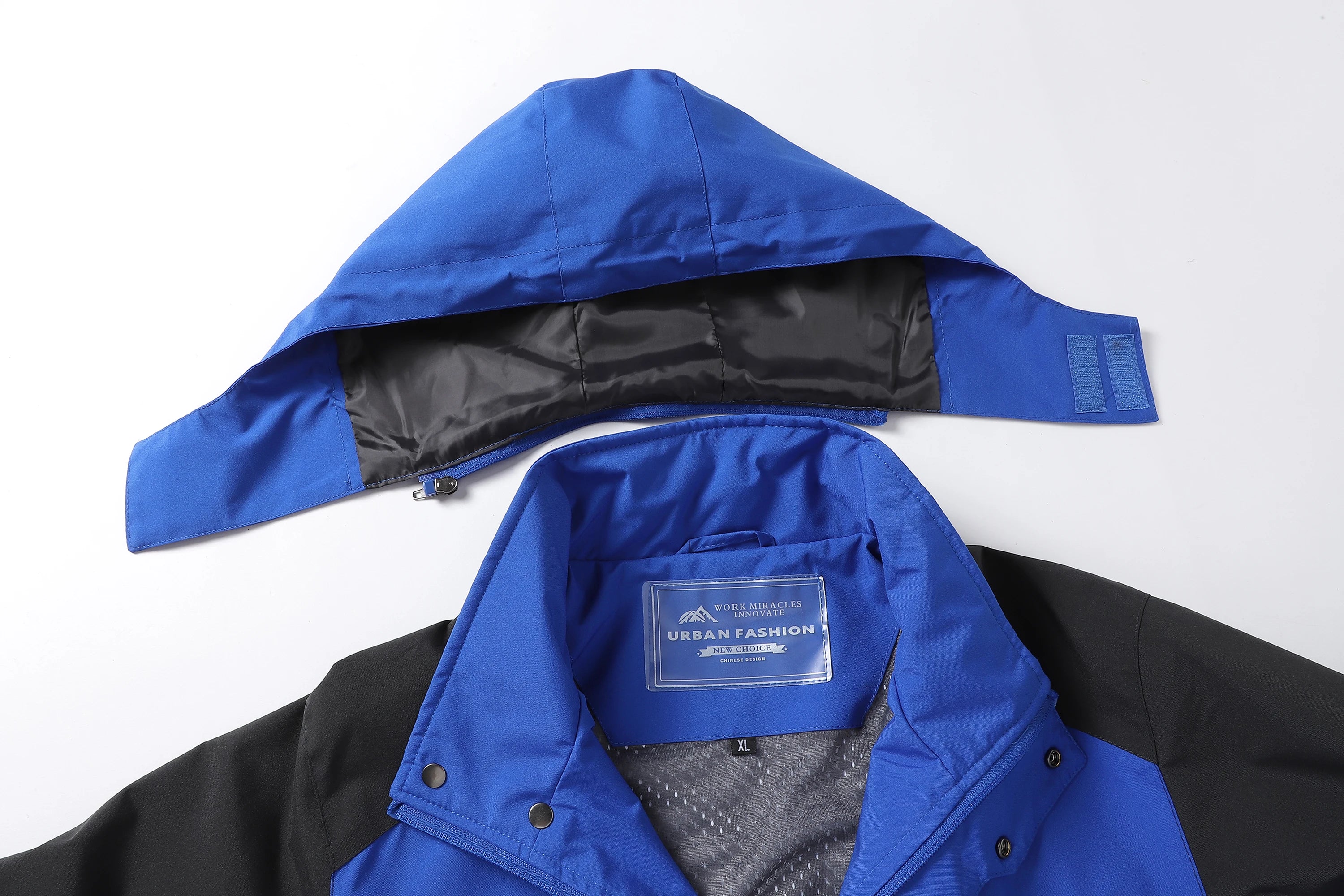 Chaqueta Impermeable para Hombre Cortavientos para Senderismo, Camping y Pesca