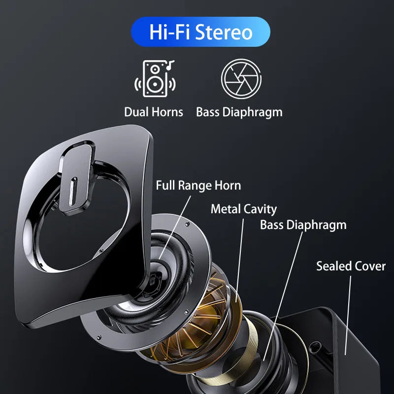 Altavoz estéreo USB inalámbrico con Bluetooth para ordenador de escritorio, portátil, PC, caja de sonido de música Musical para el hogar, Bluetooth, Altavoces