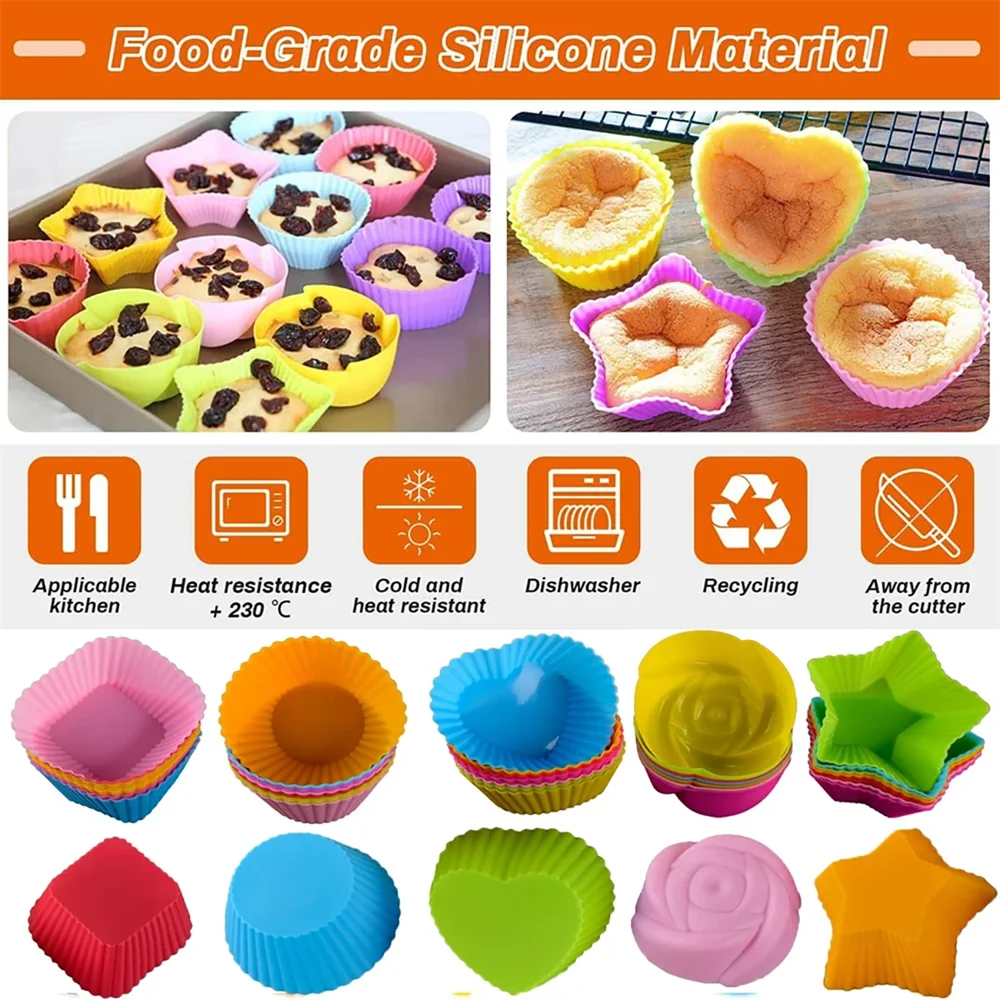 Molde de Silicona para Pastel y Muffins