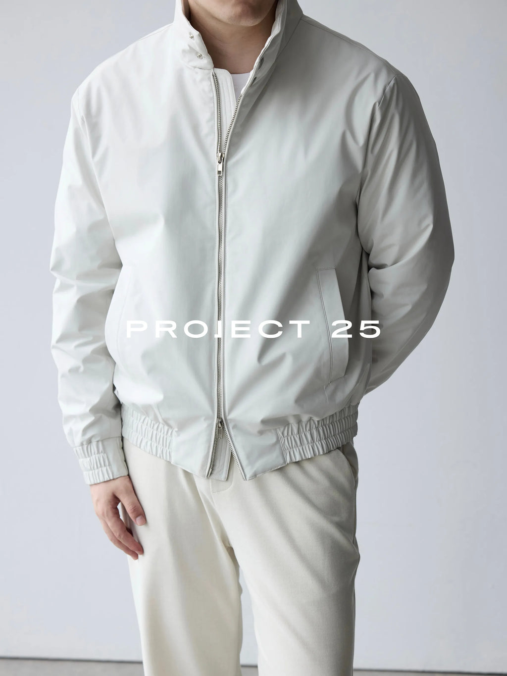 Chaqueta Acolchada con Cuello Alto para Hombre | Cortavientos Impermeable
