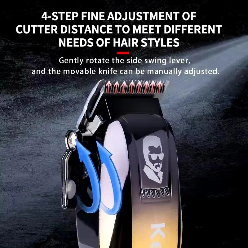 Kemei Cortadora de Cabello Eléctrica KM-709A