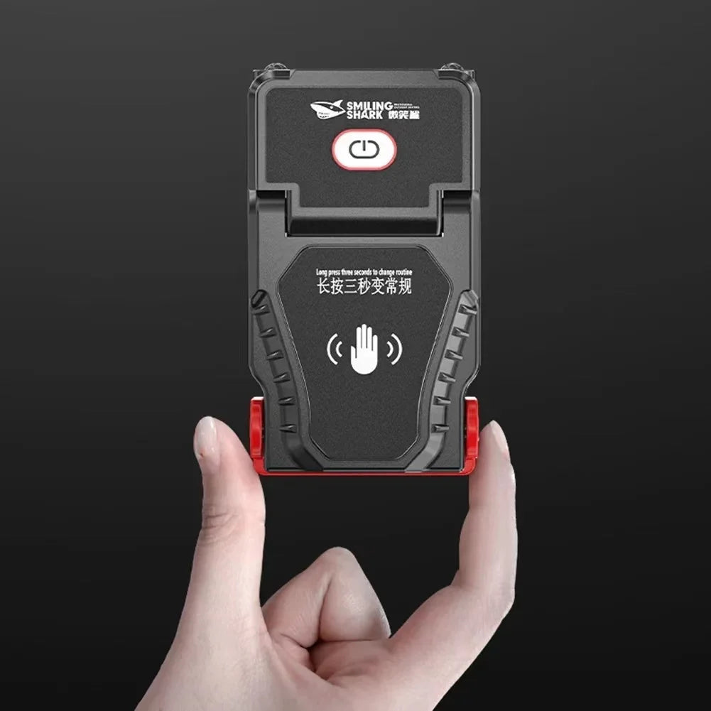 Faro LED Recargable USB con Sensor de Movimiento para Camping