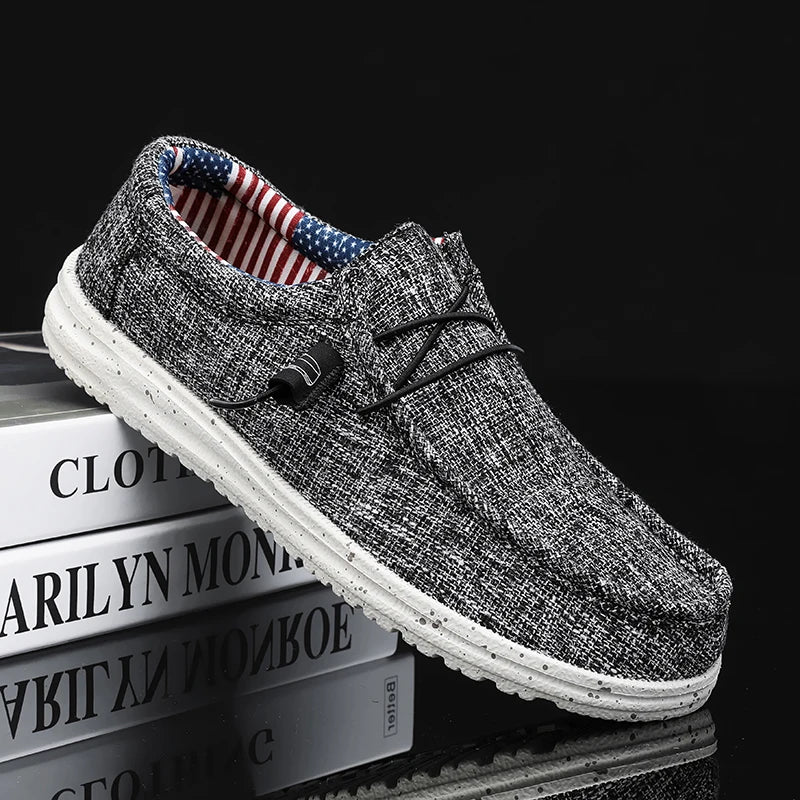 Mocasines casuales para hombre, ultraligeros, sin cordones, transpirables y antideslizantes