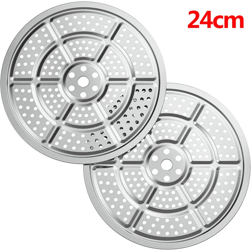 Set de 2 estantes para conservas a presión de acero inoxidable