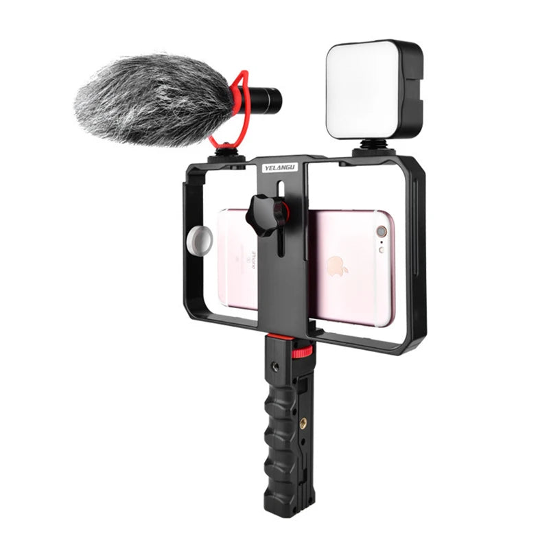 Luz LED de Relleno Recargable 6500K para Cámaras