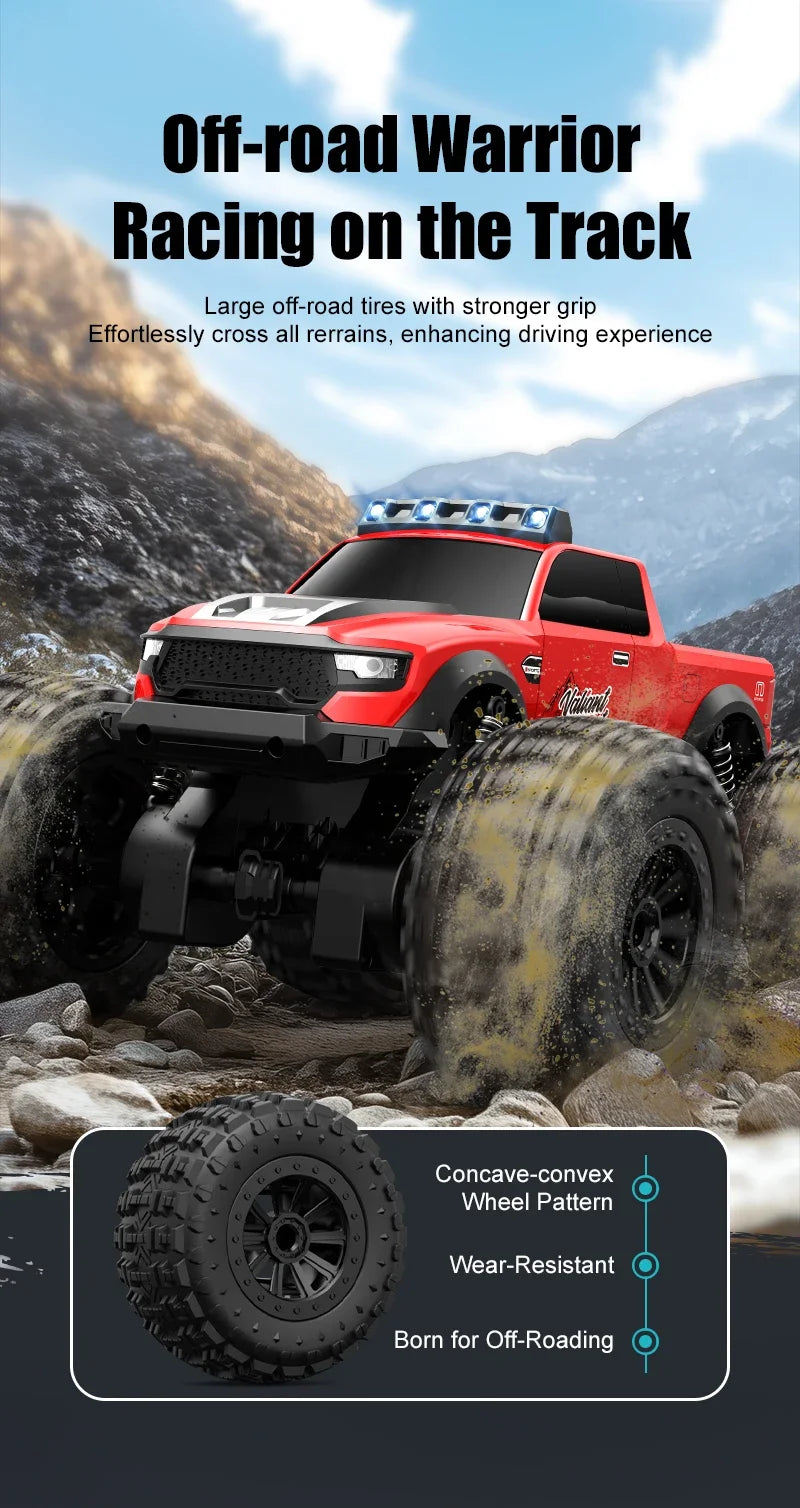 Auto RC Anfibio JJRC C8816 4WD Todoterreno con Luces LED 1:16