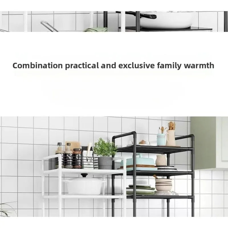 Estante de almacenamiento giratorio multiusos para cocina, balcón y dormitorio
