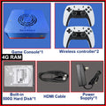 Consola de juegos de doble sistema GD10 Plug&Play para TV I3-3110M, 500G/1T ROM, más de 70000 juegos para Wii, PS2, N64, PSP, GameCube, N64, con mando inalámbrico.