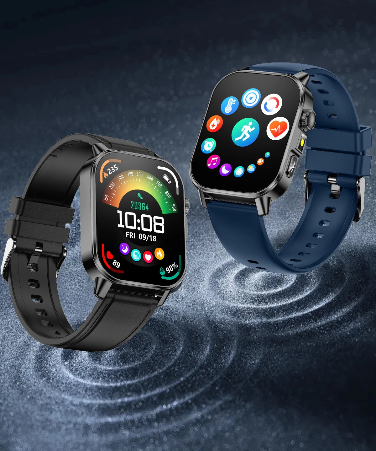 Reloj Inteligente con Diagnóstico ECG, Oxígeno en Sangre y Pantalla AMOLED