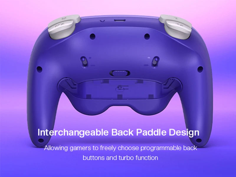 Controlador de juego inalámbrico NYXI Warrior Lite morado para Switch 2/PC