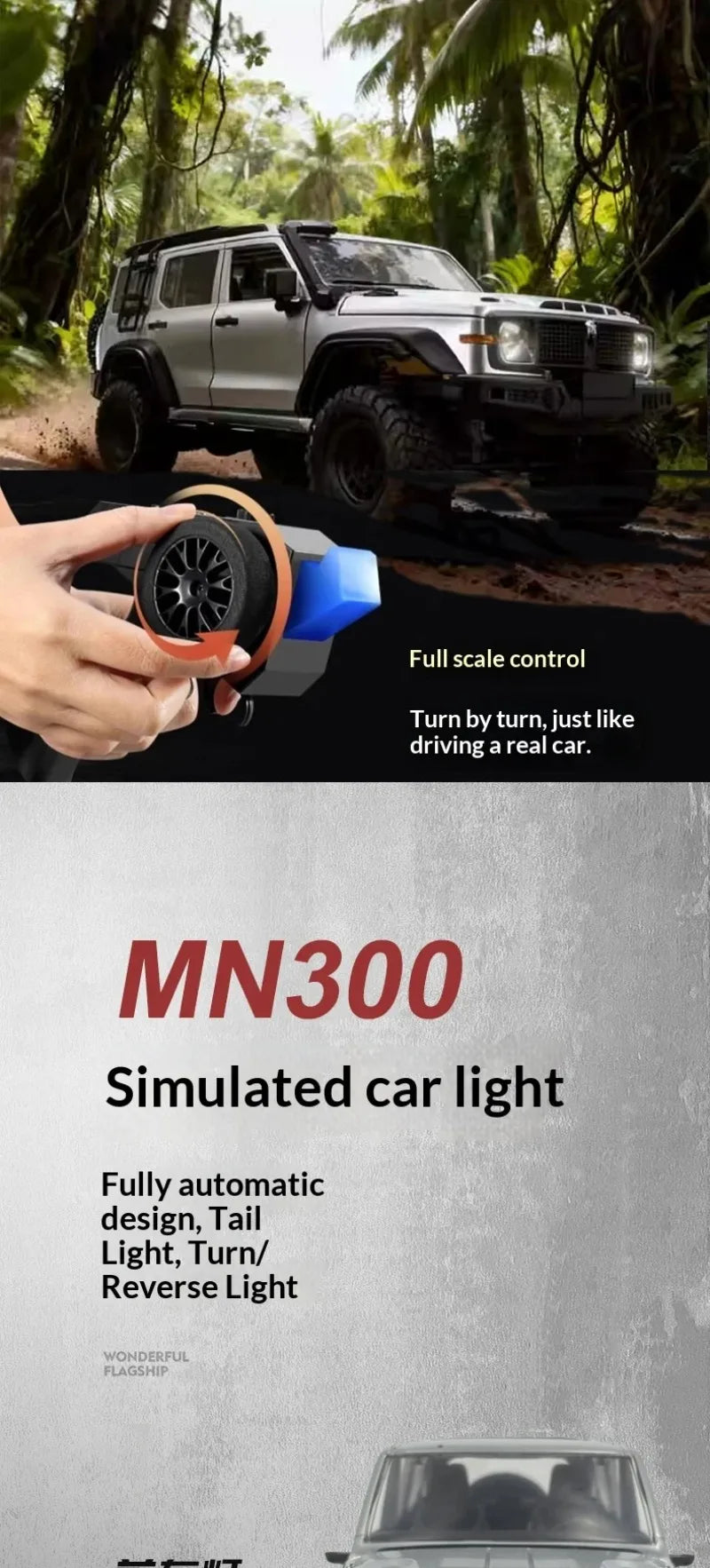 Coche Todoterreno RC 1:12 con Control Remoto, 4WD, Totalmente Proporcional