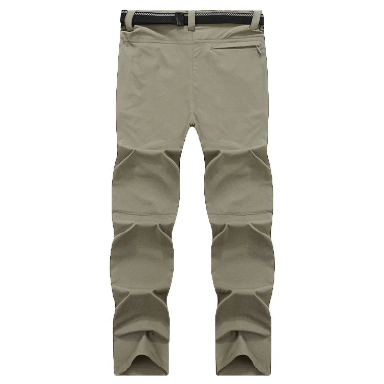 Pantalones elásticos de secado rápido de cuatro lados para hombre, pantalones de Montañismo al aire libre, ligeros y finos para mujer, transpirables elásticos de verano