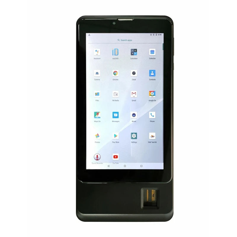 7 ''4G LTE llamada telefónica tarjeta SIM Dual Tablet PC soporte función de huella digital 1GB RAM 8GB ROM Quad Core MTK8735 GPS Android 8,1 GSM