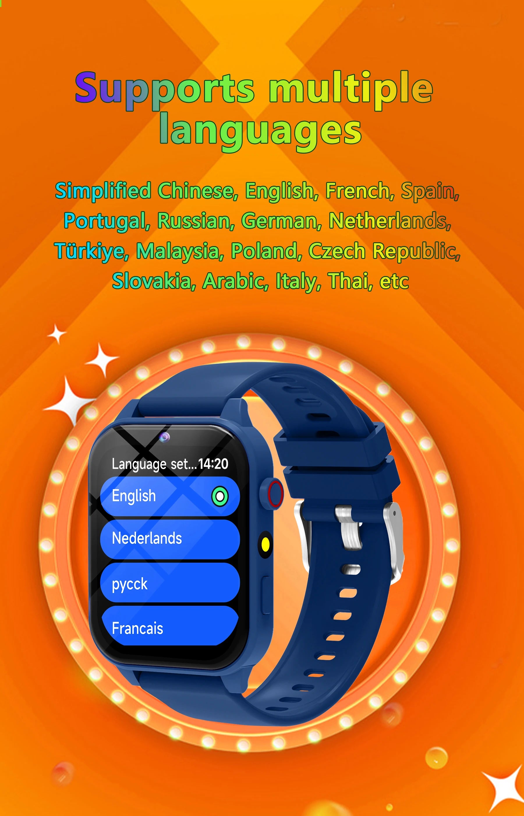 Reloj Inteligente Niños Pantalla Táctil Juegos