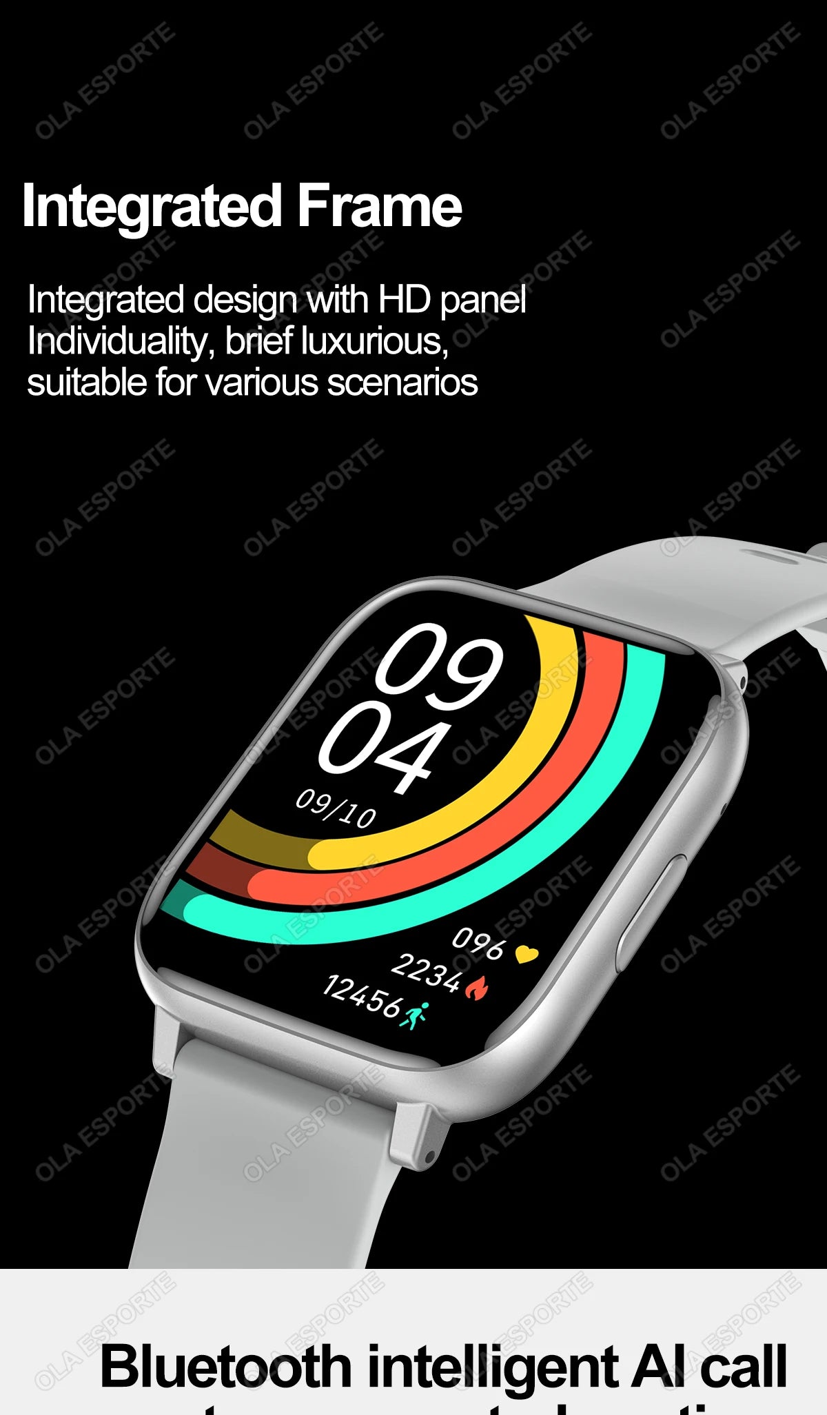 2025 reloj inteligente hombres mujeres GPS HD pantalla táctil Monitor de presión arterial relojes deportivos Bluetooth llamada Fitness reloj inteligente Digital