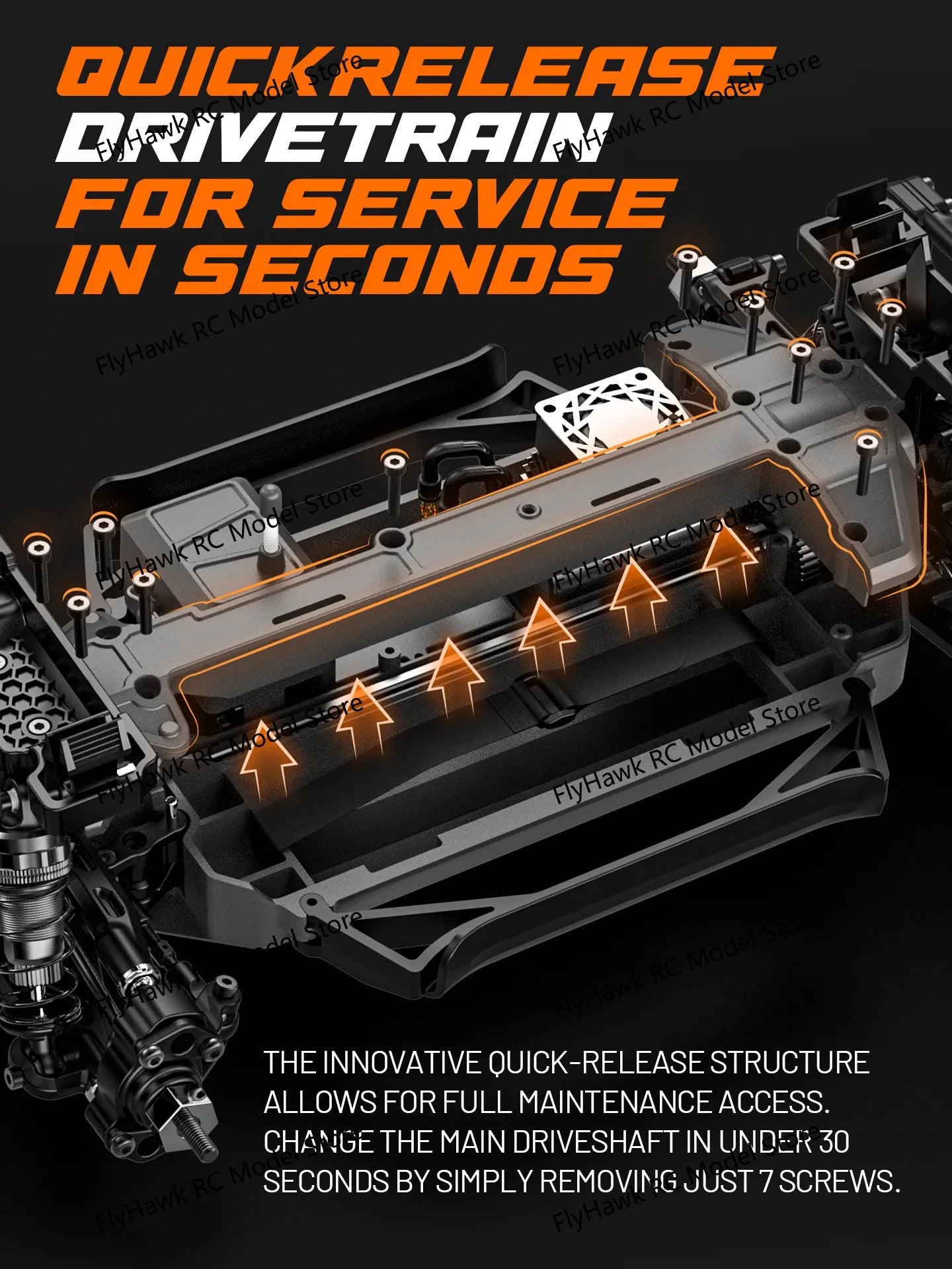 UDIRC Coche de Carreras Todoterreno de Alta Velocidad a Escala 1/12 SIERRA UD1203PRO 4WD, Buggy RC sin Escobillas para Desierto, Modelo de Hobby con Control Remoto para Adultos