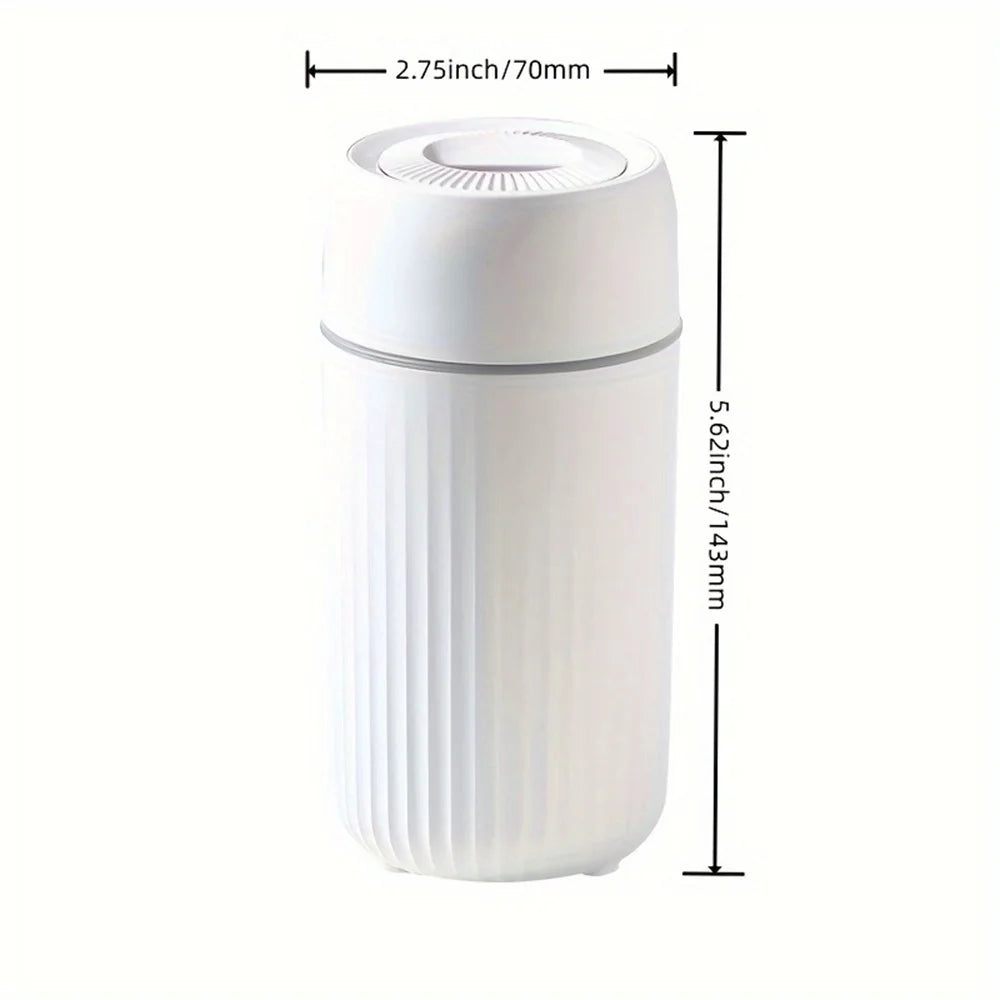 Ambientador con luz ambiental colorida, difusor de aromaterapia automático, máquina de aromaterapia para coche, dormitorio de escritorio pequeño y portátil
