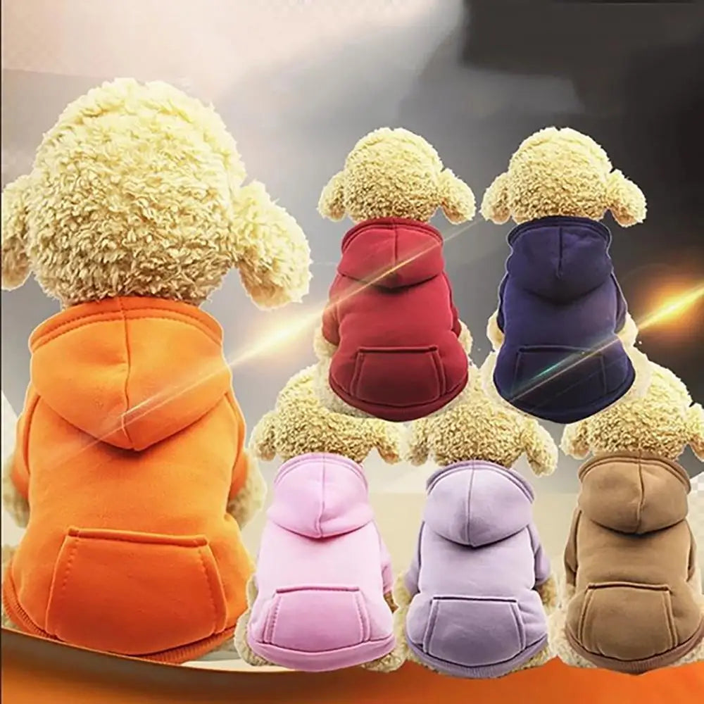 Buzo con Capucha para Perro - Abrigo de Algodón para Mascotas