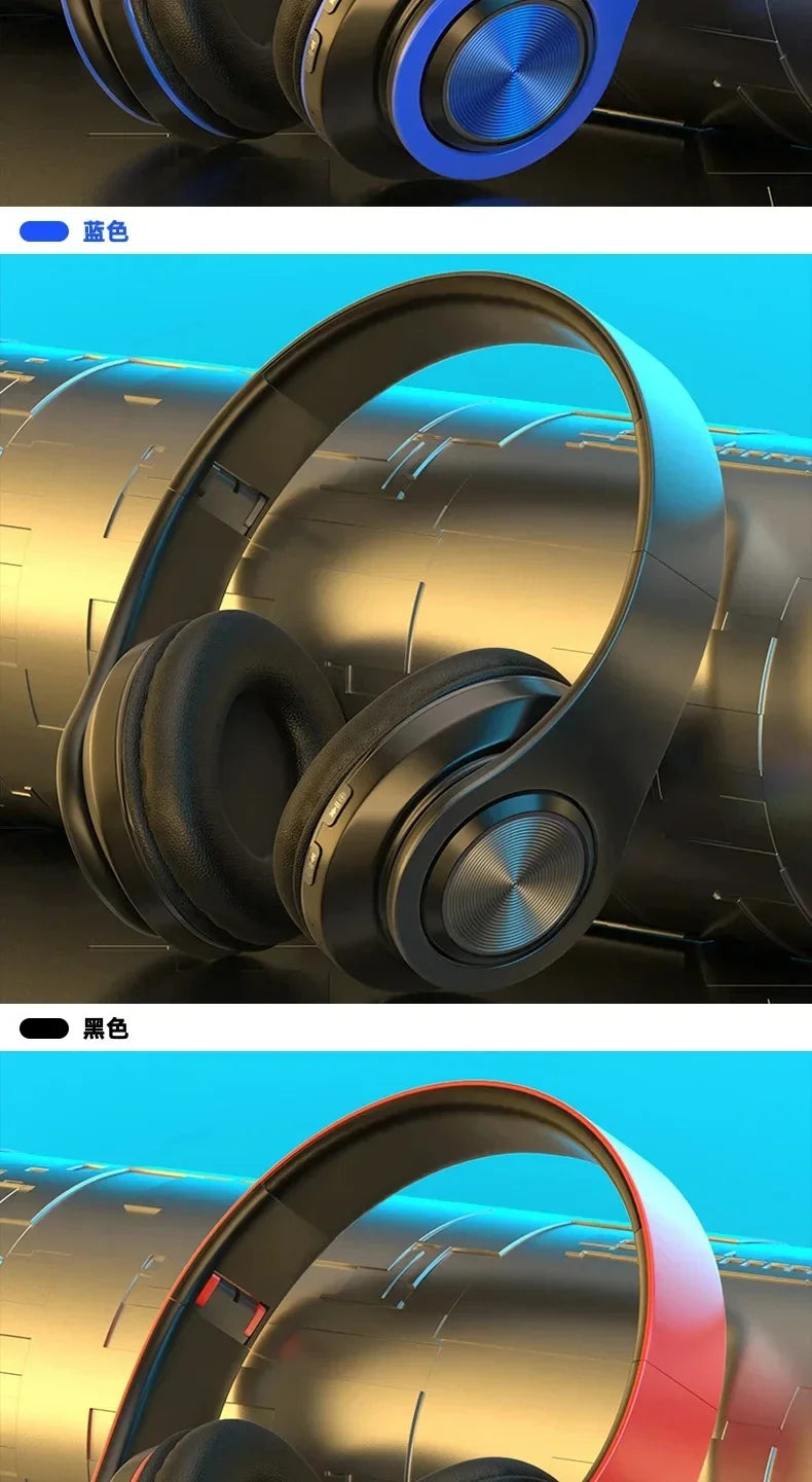 Auriculares Bluetooth Over-Ear con Cancelación de Ruido y Micrófono